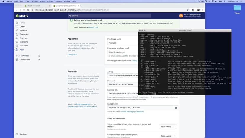 Creating our first theme